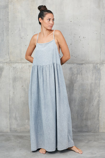 BUSA  [ float ]  -  nila cotton linen dress
