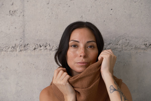 AYU [ lovely ] - scarf 100% cotton zik zak