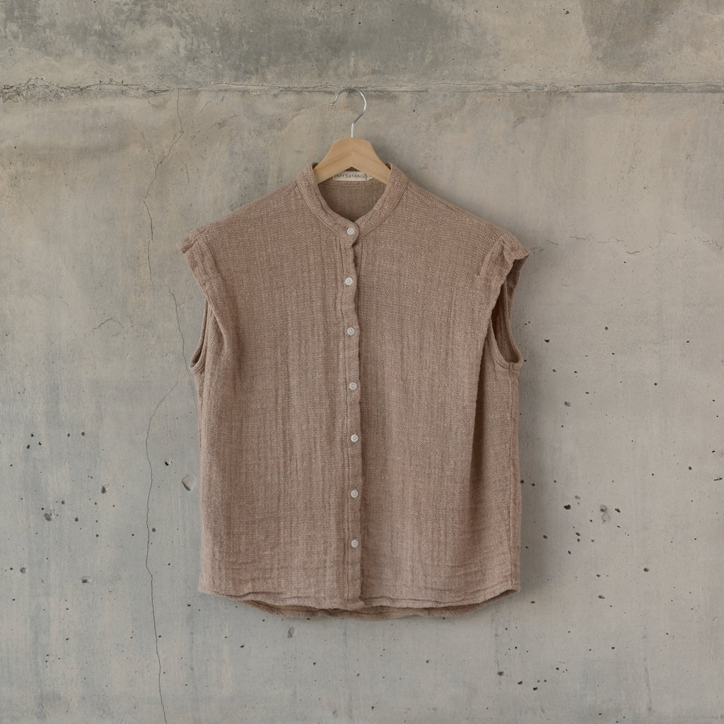 INI  [ here ] - vest shirt 100% cotton zik zak