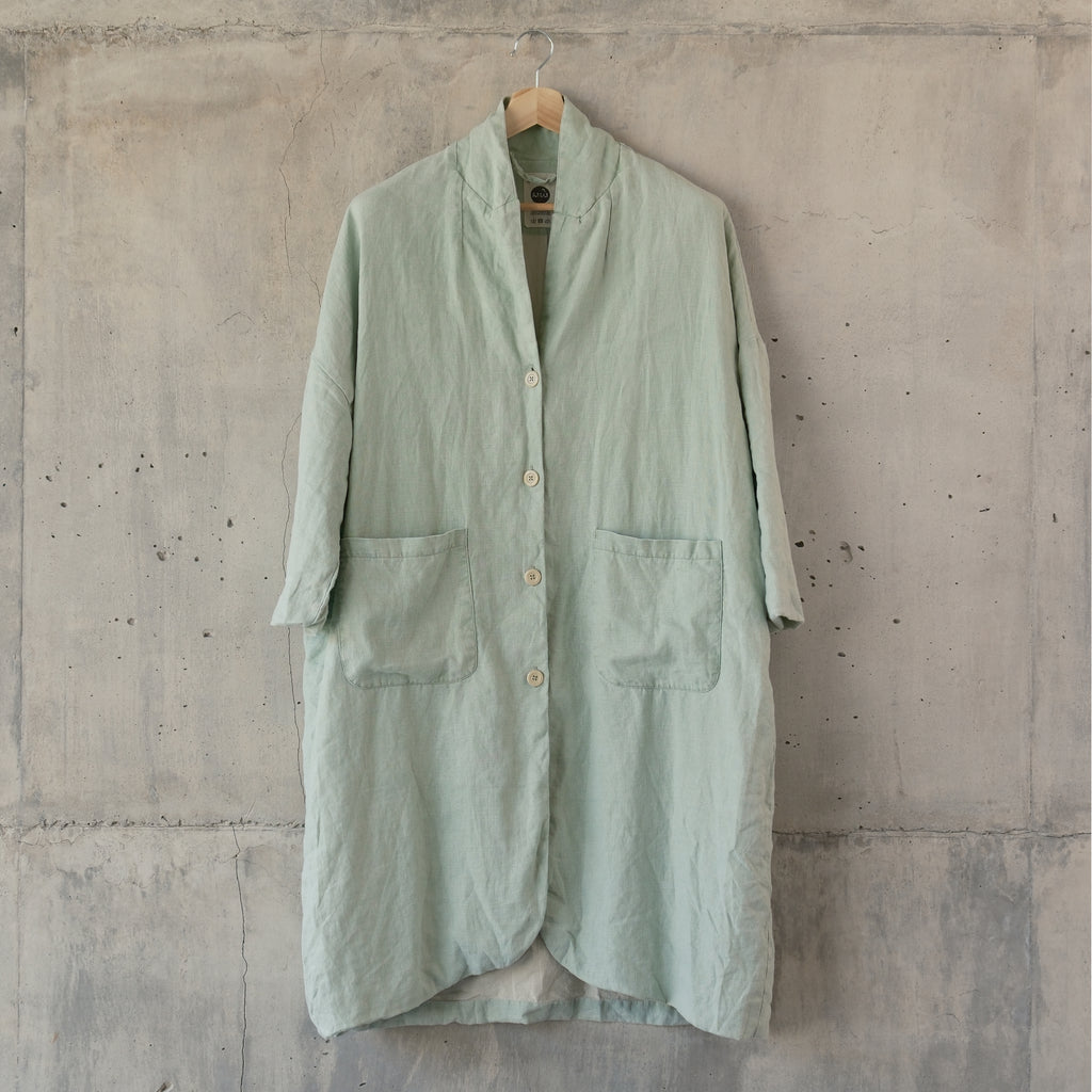 ADEM [ calm ] coat unisex - 100% linen