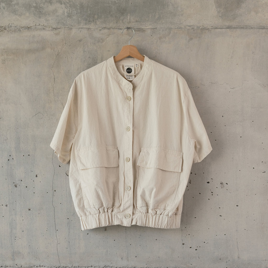 MANA [where] - bomber jacket 100% blacu cotton