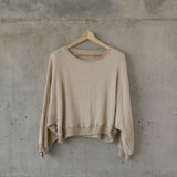 SESEH [ seseh ] - sweater - 100% cotton zik zak