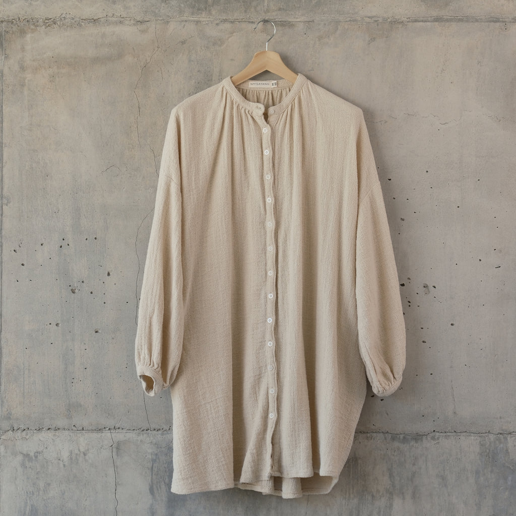 BAYU SHORT [ wind ]  - dress short -  100% cotton zik zak