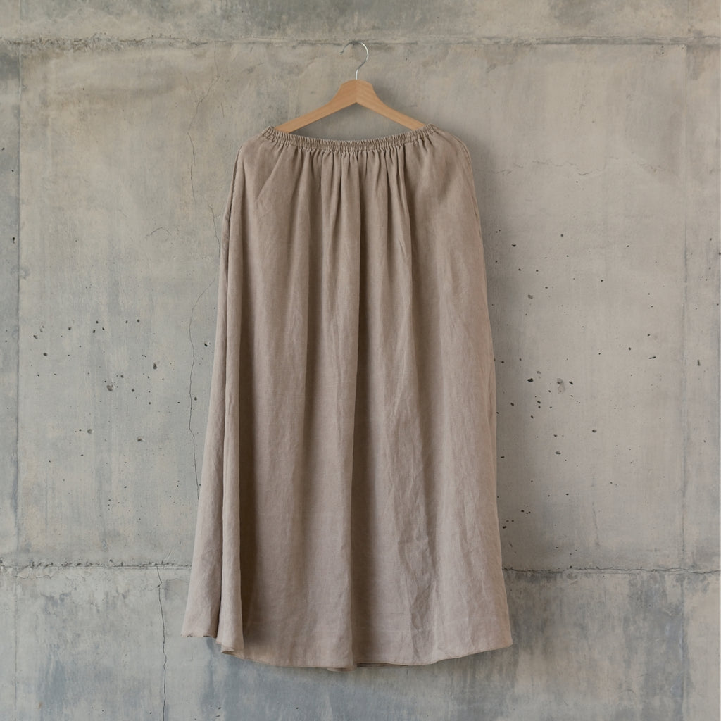 BUNGA [flower] - skirt - 100% linen
