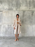 WAKTU [ time ] - jacket - 100% linen