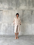 WAKTU [ time ] - jacket - 100% linen