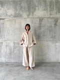 WAKTU [ time ] - jacket - 100% linen
