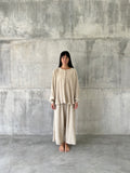 MUDAH [ simple ] - culotte 100% crinkle linen