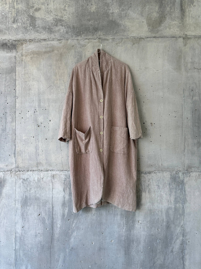ADEM [ pure ] coat - 100% nila linen cotton