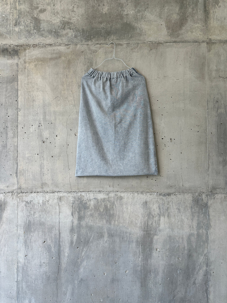 TERANG [ light ] - knee long skirt 100% terry cotton