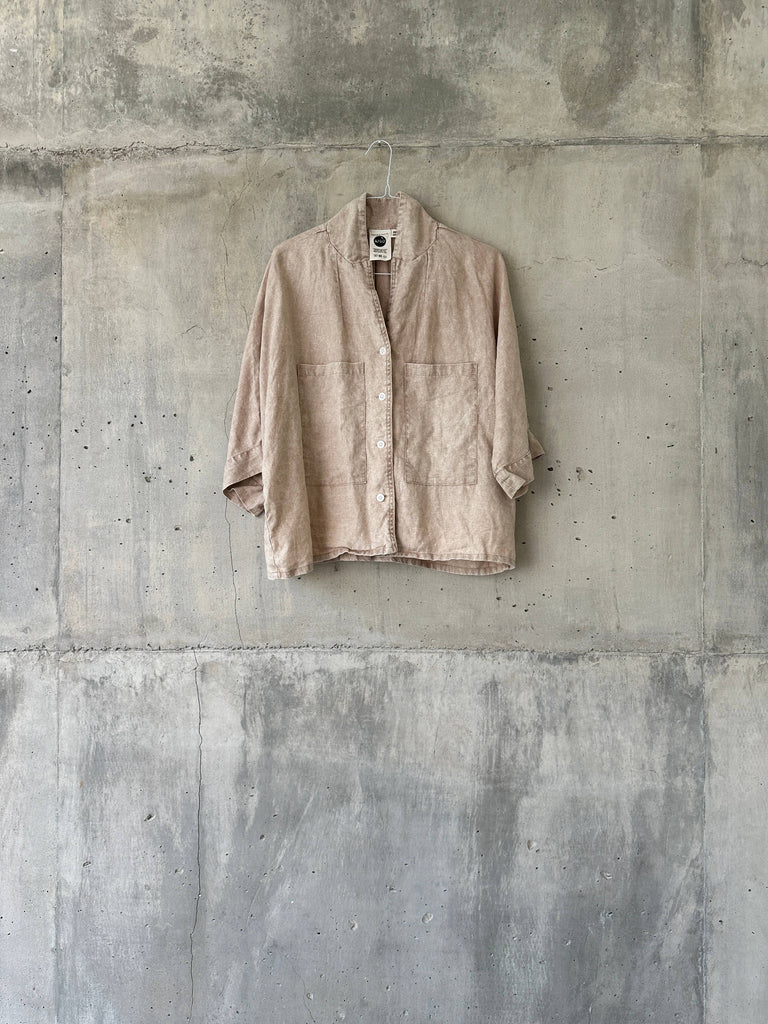 WAKTU [ time ] - jacket - 100% linen