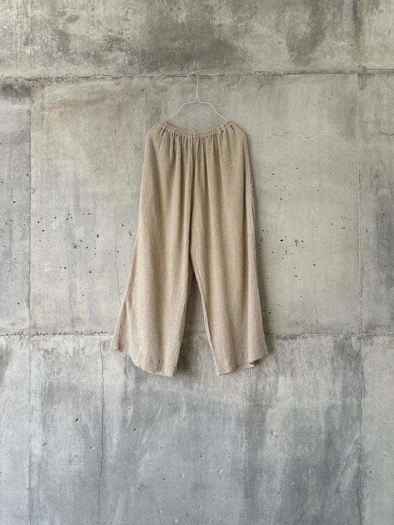 MUDAH [ simple ] - culotte 100% crinkle linen