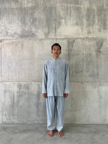 PULAU   [ island  ] - men shirt 100% nila linen cotton