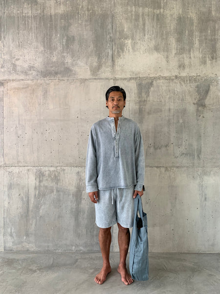 TITIK  [ point ] - HALF BUTTON SHIRT 100% TERRY COTTON