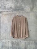 AIR  [ water ] - men shirt full button row 100% nila linen cotton