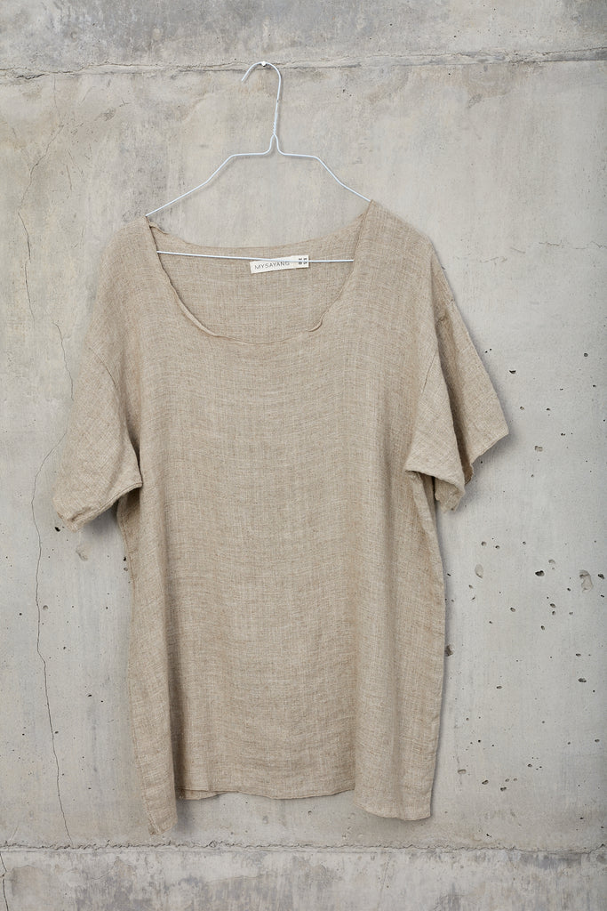 PAGI  [ morning  ] - men T-shirt regular fit 100% linen