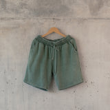 HITAM  [ black ] - shorts 100%  terry cotton