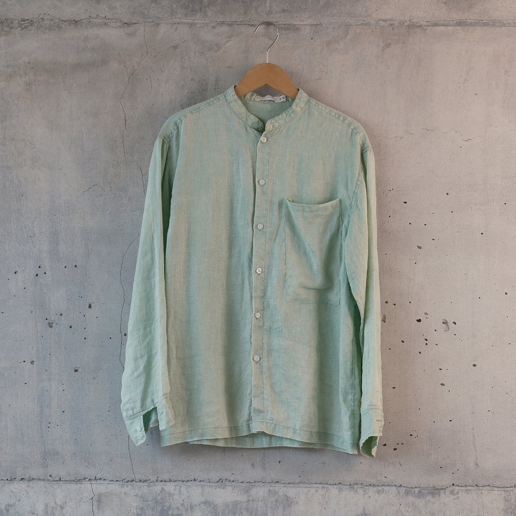 NILAI [ value ] full button - shirt 100% linen