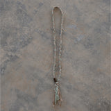 TIKA [ third eye ] - necklace - linen / cotton horn imitation link