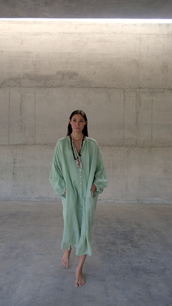 BAYU LONG [ wind ]  - dress long -  100% linen