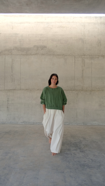 SESEH [ seseh ] - sweater - 100% terry cotton