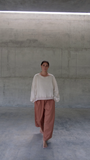 SESEH [ seseh ] - sweater - 100% cotton zik zak