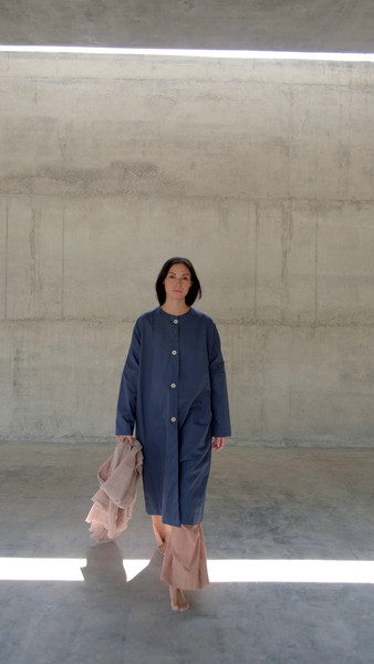 OMBAK [ wave ] coat - 100% twill