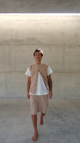 ROMPI  [ vest ] - Vest 100% blacu cotton