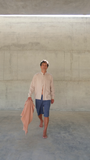 WIRA [ face ] - shirt jacket 100% linen
