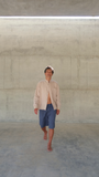 WIRA [ face ] - shirt jacket 100% linen
