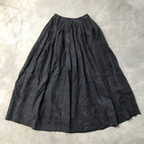 MAWAR [rose] - hand dyed linen skirt